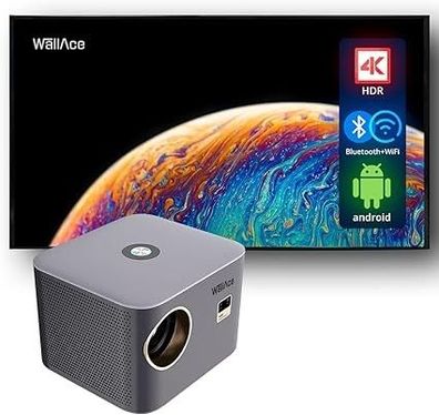 Beamer Android Wallace Saturn Q9 4k / Full HD 12000 Lumen