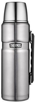 Thermos Isolierflasche 'King', 1, 2 L, edelstahl