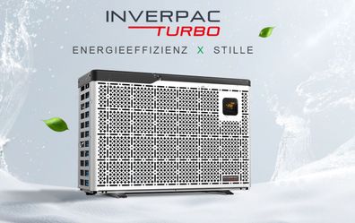 InverPac PX-25Turbo Poolheizung 25kW Wärmepumpe 230V FullInverter C.O.P bis 16