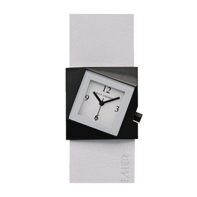 Rolf Cremer Quarz Edelstahl Armbanduhr 507510 Lillit weiß Lederband