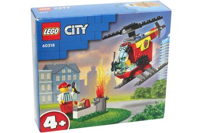 Lego City 60318 Feuerwehrhubschrauber 53 Teile 2 Figuren Hubschrauber