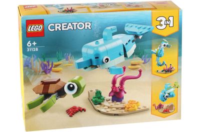 LEGO Creator 31128 Delfin und Schildkröte 3in1 Meerestiere 137 Teile