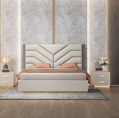 Bett Design Luxus Doppel Betten 180x200cm Schlaf Zimmer Modern Neu