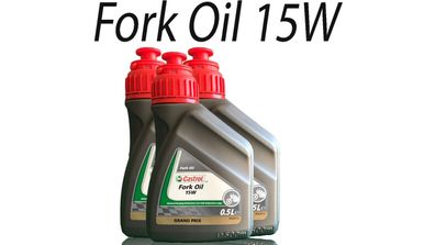 Castrol Fork Oil 15W 3 X 500 ML Gabelöl