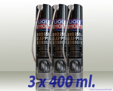 LIQUI MOLY Pro-Line Drosselklappen-Reiniger 3x 400 ml 5111