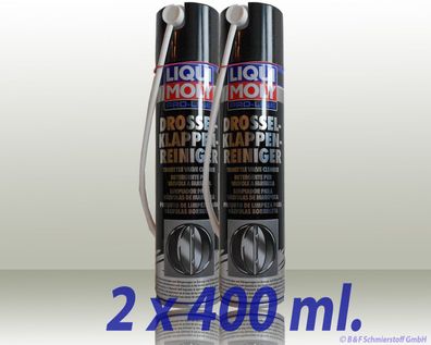 LIQUI MOLY Pro-Line Drosselklappen-Reiniger 2x 400 ml 5111