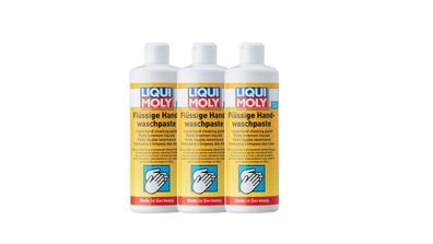 LIQUI MOLY 3355 Flüssige Hand-Wasch-Paste Handpflege 3x 500ml