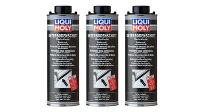 Liqui Moly Unterbodenschutz schwarz / 6114 / 3x1 Liter