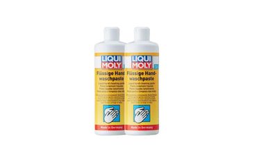 LIQUI MOLY 3355 Flüssige Hand-Wasch-Paste Handpflege 2x 500ml