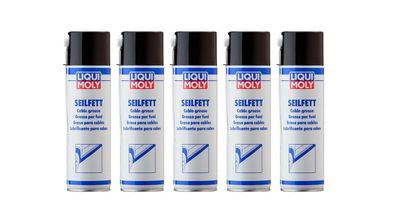 LIQUI MOLY 6135 Seilfett (Spray) 5x 500 ml