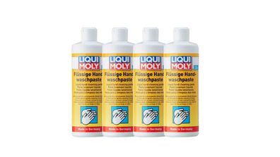 LIQUI MOLY 3355 Flüssige Hand-Wasch-Paste Handpflege 4x 500ml