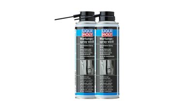 LIQUI MOLY 3075 Wartungs-Spray weiß Universal Schmierstoff 2x 250ml