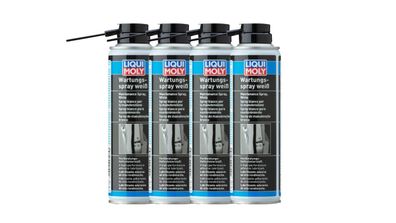 LIQUI MOLY 3075 Wartungs-Spray weiß Universal Schmierstoff 4x 250ml