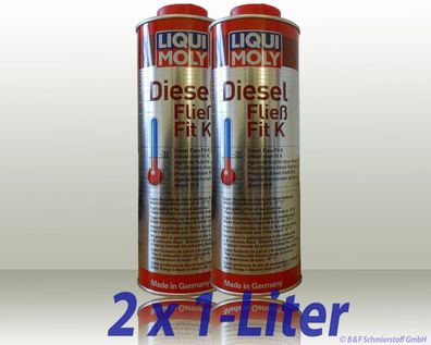 Liqui Moly Diesel Fließ Fit K 5131 2x1 Liter Diesel Heizöl Zusatz
