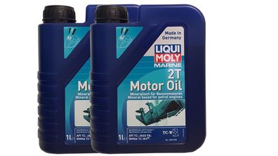 Liqui Moly Marine 2T Motor Oil 25019 2x1 Liter