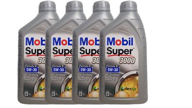 MOBIL Super 3000 Formula D1 DEXOS 1 GEN 2,5W-30 4x1 Liter