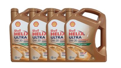 Shell Helix Ultra Professional AV- L 0W30 4 x 5 Liter für VW 50400 / 50700