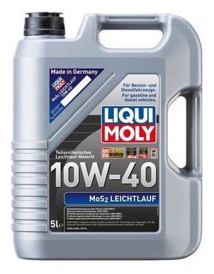 LIQUI MOLY 1092 MoS2 Leichtlauf 10W- 40 5 Liter