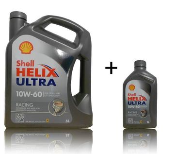 Shell Helix Ultra RACING 10W-60 Motor?l VW , Fiat 9.55535-H3 1x5 + 1x1Liter