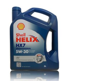 Shell Helix HX7 Professional AV 5W-30 Motor?l 5W-30 VW 505 00 505 01 5 Liter