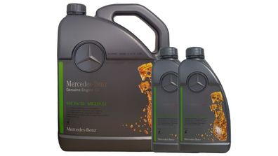 Original Mercedes-Benz Motoröl 5W-30 MB 229.52 Engine Oil 2x1 Liter + 1x5 Liter