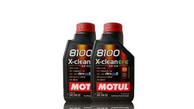 Motul 8100 X-CLEAN EFE C2/ C3 5W30, BMW LL04, Dexos2, MB 229.52 2x1 liter