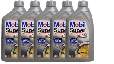 MOBIL Super 3000 Formula D1 DEXOS 1 GEN 2, Chrysler MS-6395, Ford 5x1 Liter