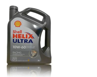 Shell Helix Ultra Racing 10W-60 1x5 Liter ACEA A3/ B3, A3/ B4 Motorenöl