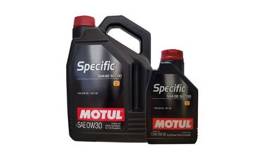 Motul Specific 504 00 - 507 00 0W-30 1 x 5 Liter + 1 Liter