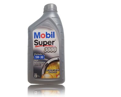 MOBIL SUPER 3000 Formula V 5W-30 VW 504 00 / 507 00 Longlife 3 1x1 Liter