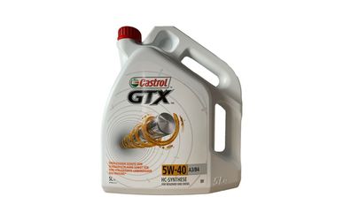 Castrol GTX 5W-40 A3/ B4, MB 229.3, VW 502 00/ 505 00 1x5 Liter