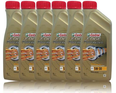 Castrol Edge Professional C1 5W-30 ACEA C1,6x1 Liter Jaguar