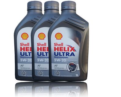 Shell Helix Ultra Professional AF 5W-20 ACEA A1/ B1 Ford WSS-M2C948-B 3x1 Liter