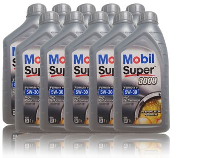 MOBIL SUPER 3000 Formula V 5W-30 VW 504 00 / 507 00 Longlife 3 10X1 LITER