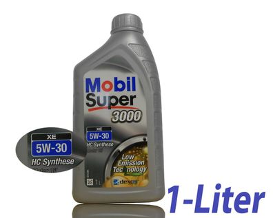Mobil Super 3000 XE 5W-30 MB 229.51, Dexos2 Motoröl 1x1 liter