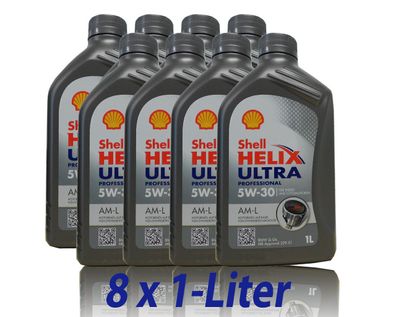 Shell Helix Ultra Professional AM-L ( AB- L ) 5W-30,8x1Liter MB 229.51, C3