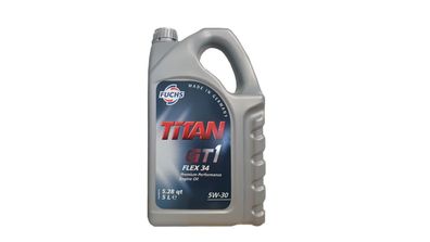 Fuchs Titan GT 1 Flex 34 SAE 5W-30 1x5 Liter MB 229.51 , RN 720, ACEA C3/ C4