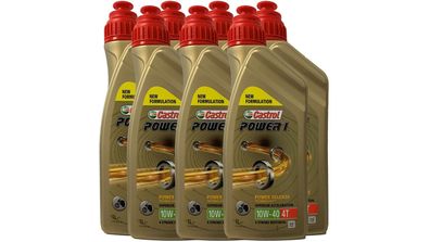 Castrol Power 1 10W-40 4T API SN, JASO MA-2 7x1 Liter