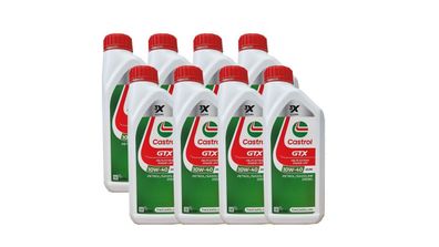 Castrol GTX Ultraclean 10W-40 A3/ B3, MB-229.1, VW 501 01/ 505 00 8x1 Liter