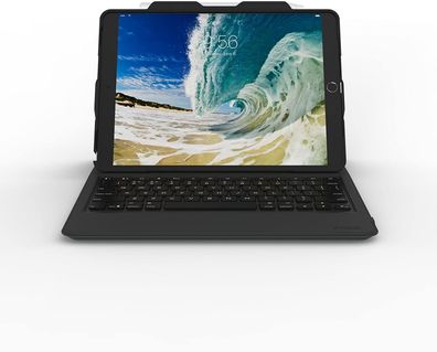 ZAGG Rugged Messenger Schutzhülle Tastatur für iPad Pro 10.5 Zoll DE schwarz