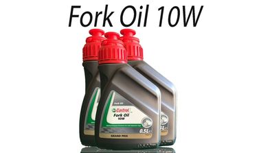 Castrol Fork Oil 10 W 3x0,5 Liter