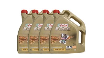 Castrol Edge 0W-20 V 4x5 Liter f?r Volvo RB50-2AE