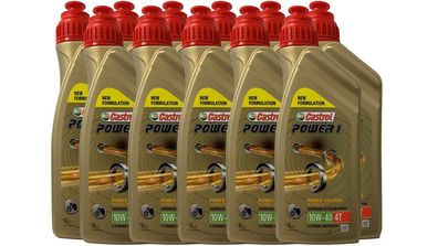 Castrol Power 1 10W-40 4T API SN, JASO MA-2 11x1 Liter