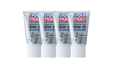 Liqui Moly 1680 Motorbike Gear Oil (GL4) 80W-90 Scooter 4x 150 ml