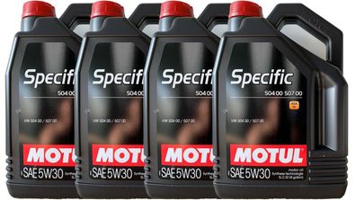 Motul Specific 504 00 - 507 00 5W-30 4 x 5 Liter