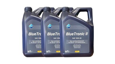 Aral Blue Tronic 10W-40 3x4 Liter MB 229.1 Fiat 9.55535-D2