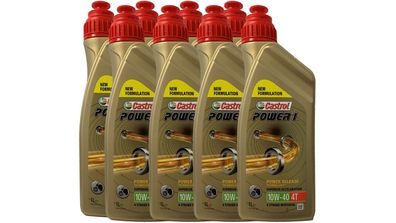 Castrol Power 1 10W-40 4T API SN, JASO MA-2 8x1 Liter