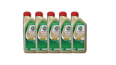 Castrol Edge 5W-30 LL, MB 229.31/ 229.51, VW 504 00/ 507 00 5x1 Liter