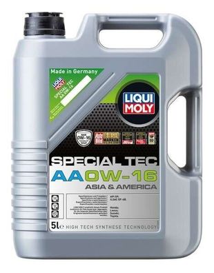 Liqui Moly Special TEC AA 0W-16 Asia + America Benzin 5 Liter 21323