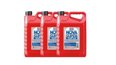 LIQUI MOLY 7351 Nova Super 10W-40 3x5 Liter